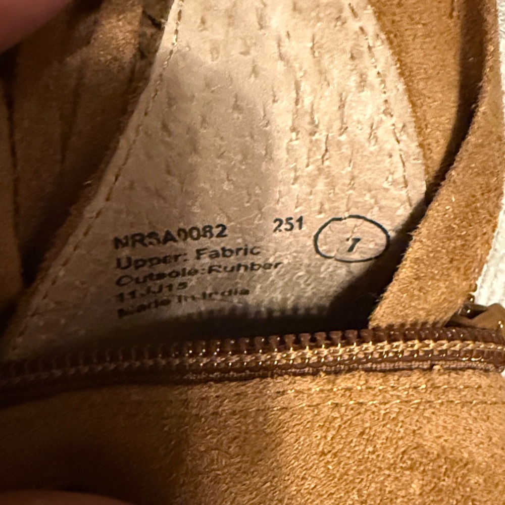 Not Rated Tan Fringed Sandals - Picture 3 of 4